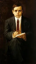 Porträt des Karikaturisten Emilio Cardoso Ayres